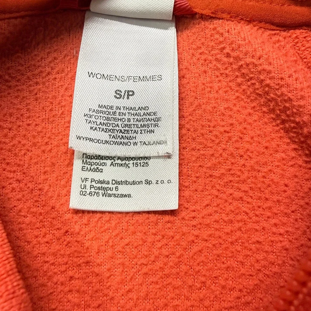 The North Face Womens Fleece Hoodie Zip Up Polartec Classic S‎  Streetwear retro